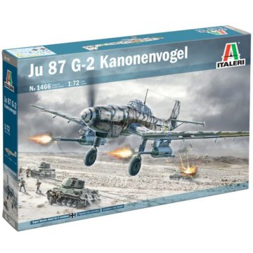   Italeri Junker Ju 87 G-2 Kanonenvogel vadászrepülőgép műanyag modell (1:72)