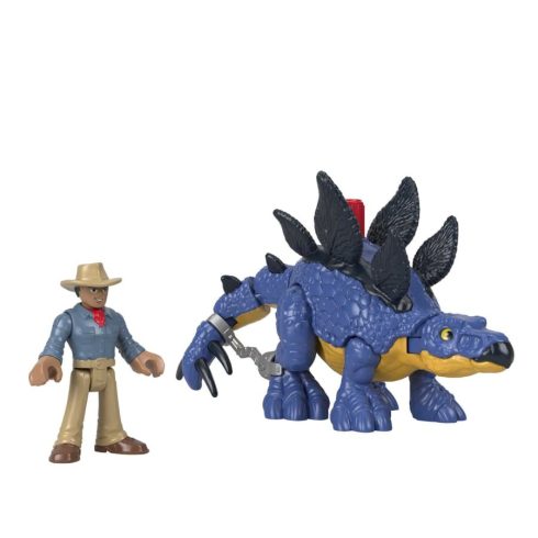 Mattel Imaginext Jurassic World Stegosaurus és Dr Grant figura