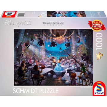   Schmidt Spiele Thomas Kinkade Studios: Disney 100. évforduló 1 - 1000 darabos puzzle