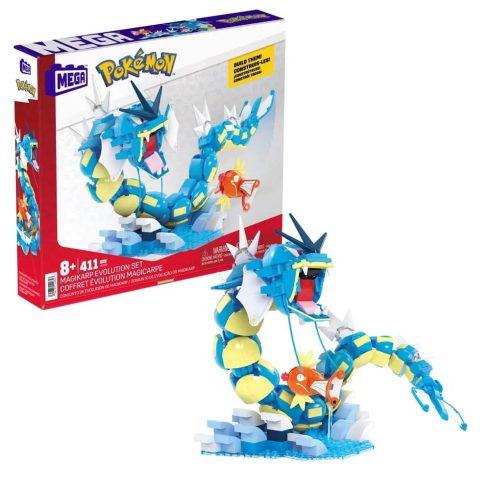 Mattel MEGA Pokémon Magikarp Evolution 411 darabos építő készlet