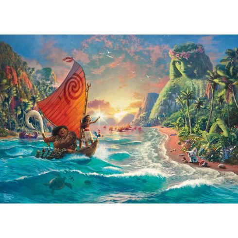 Schmidt Spiele Thomas Kinkade Studios Moana - Vaiana - 1000 darabos puzzle