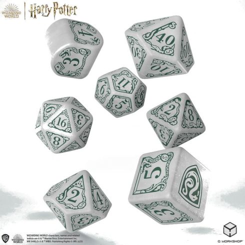 Harry Potter: Mardekár Dobókocka szett - Fehér (7db/csomag)