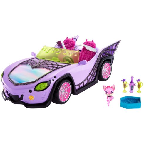 Mattel Monster High Vérda Játék Jármű - Lila