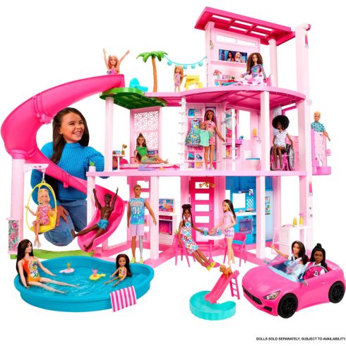Mattel Barbie 2023 Óriási Álomház Álomvilla kiegészítőkkel 2023