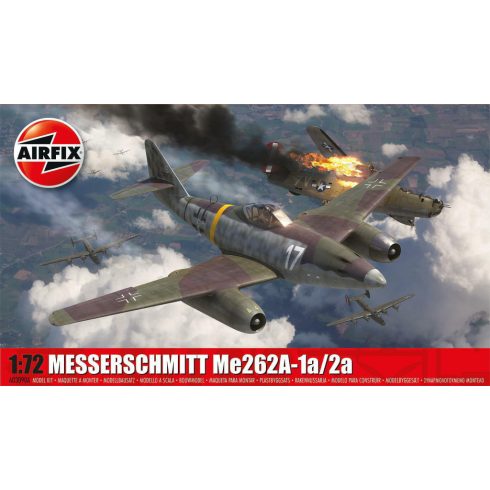 Airfix Messerschmitt Me 262A-1a/2a vadászrepülőgép műanyag modell (1:72)