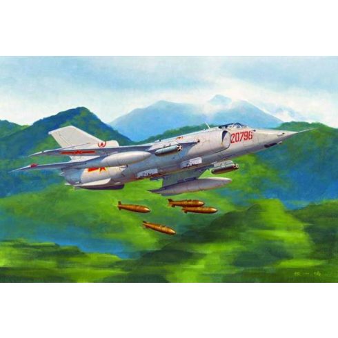 Trumpeter Nanchang Q-5 repülőgép műanyag makett (1:72)