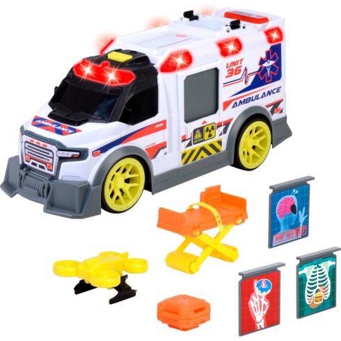 Dickie Toys Ambulance sürgősségi jármű - Színes