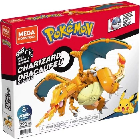 Mega Pokémon Charizard építőjáték