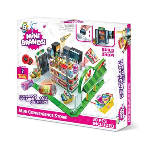 Zuru Toys Mini Brands Mini Shop - kisbolt játékkészlet (20 darabos)