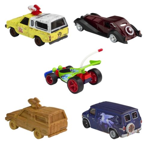 Mattel Hot Wheels Premium Disney 100. évfordulója kisautó készlet (5 darabos)