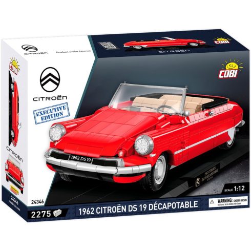 Cobi 1962 Citroen DS 19 Autó 2275 darabos építőjáték 1:12