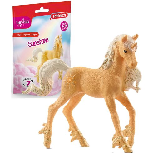 Schleich Bayala Sunstone unikornis figura