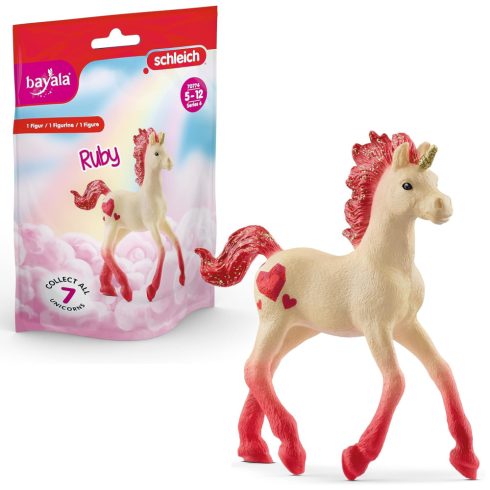 Schleich Bayala Ruby unikornis figura