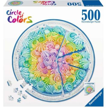 Ravensburger Rainbow Cake - 500 darabos puzzle