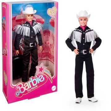 Barbie The Movie: Ken fekete cowboy ruhában