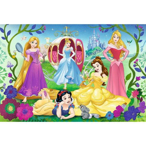 Trefl Disney hercegnők - 70 darabos Glitteres puzzle