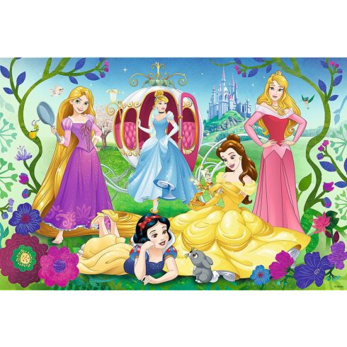 Trefl Disney hercegnők - 70 darabos Glitteres puzzle