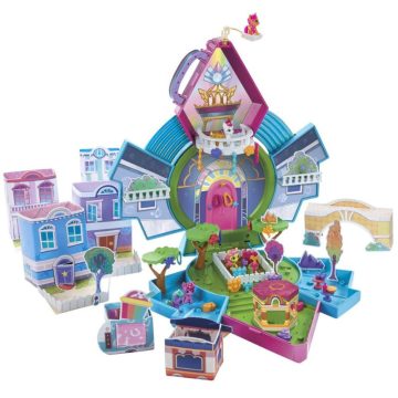   Hasbro Én kicsi pónim: Mini World Magic játékszett - Kristály torony házikókkal