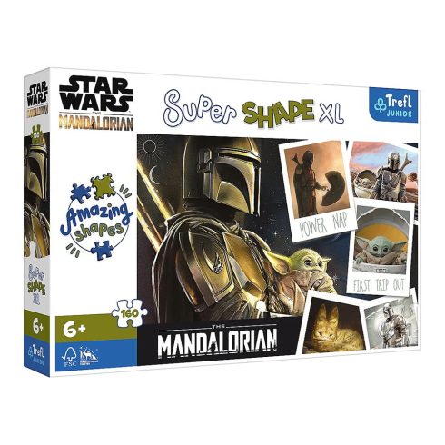 Trefl Junior Star Wars, A Mandalóri - 160 darabos XL puzzle