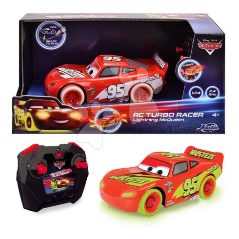 Jada Toys RC Verdák Glow Racers - Vilám McQueen