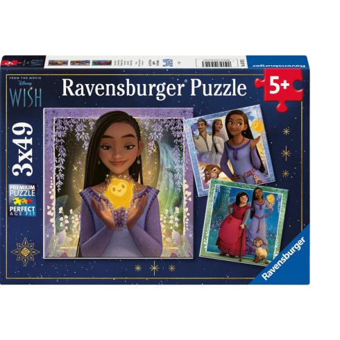 Ravensburger Disney Wish - 3x49 darabos puzzle