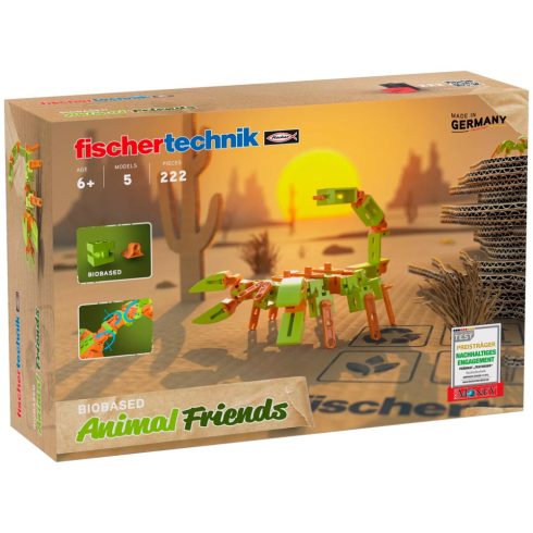 Fischertechnik 563576 Animal Friends 222 darabos kreatív építőjáték