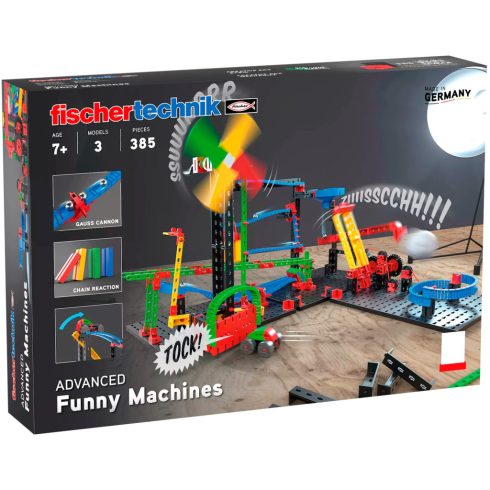 Fischertechnik 551588 Funny Machines 385 darabos kreatív építőjáték