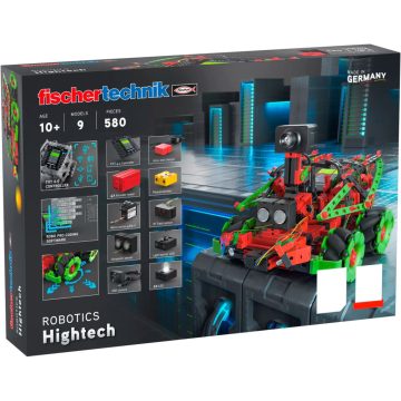   Fischertechnik 559895 Robotics Hightech 580 darabos kreatív építőjáték