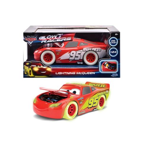 Jada Toys Verdák - Villám McQueen világító autó - Piros