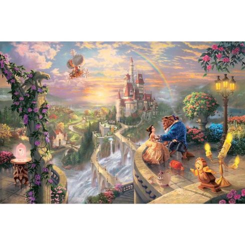 Schmidt Spiele Thomas Kinkade Studios A szépség és a szörnyeteg - 1000 darabos puzzle