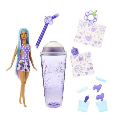 Mattel Barbie Slime Reveal: Kék hajú baba gyümölcsös szoknyában