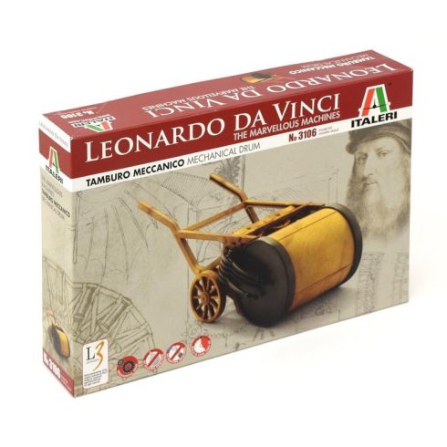 Italeri: Leonardo da Vinci Mechanikus dob műanyag makett