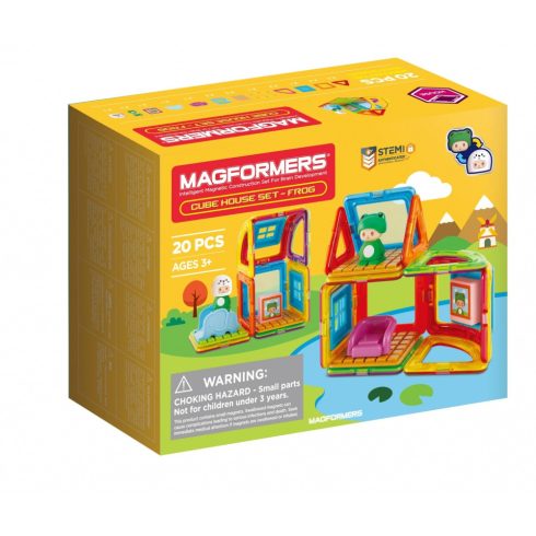 Magformers Cube House Béka mágneses Építőjáték