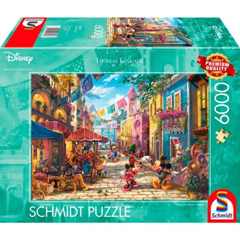 Schmidt Disney, Mickey & Minnie Mexikóban - 6000 darabos puzzle