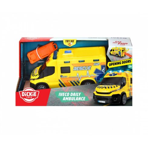 Dickie Toys Iveco Mentőautó - Sárga