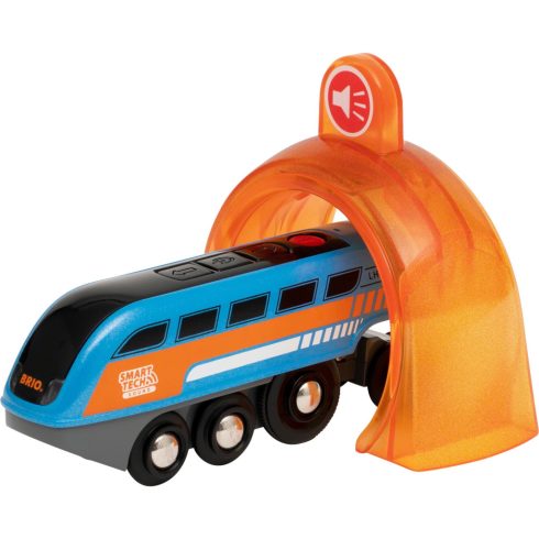 BRIO Smart Tech Sound: Locomotive vonat - Kék