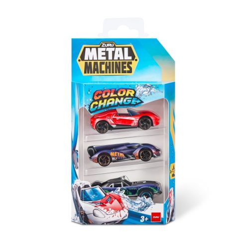 Zuru Toys Metal Machine színváltós autó készlet 3 darabos - Többfajta