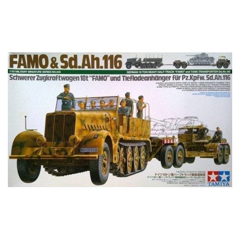 Tamiya 35246 Famo és tankszállító jármű műanyag összeépíthető makett (1:35)