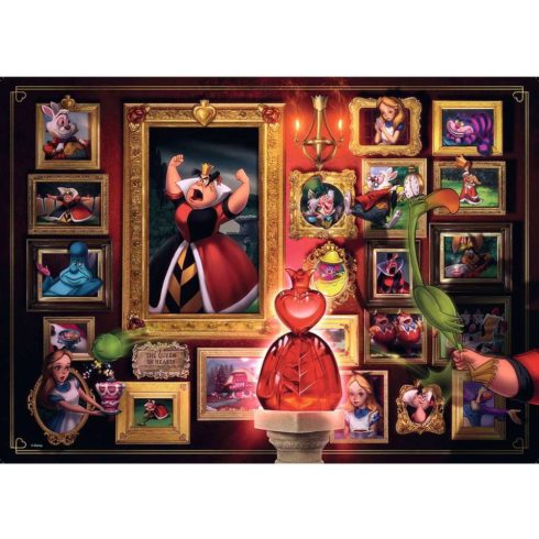 Ravensburger Villainous Szívek királynője - 1000 darabos puzzle