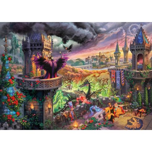 Schmidt Spiele Thomas Kinkade Studios Maleficent - 1000 darabos puzzle