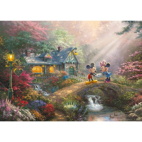 Schmidt Spiele Thomas Kinkade Studios Mickey és Minnie - 500 darabos puzzle