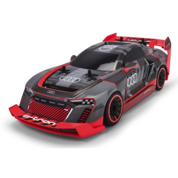   Dickie Toys RC Audi S1 E-Tron Quattro távirányítós autó - Fekete/Piros