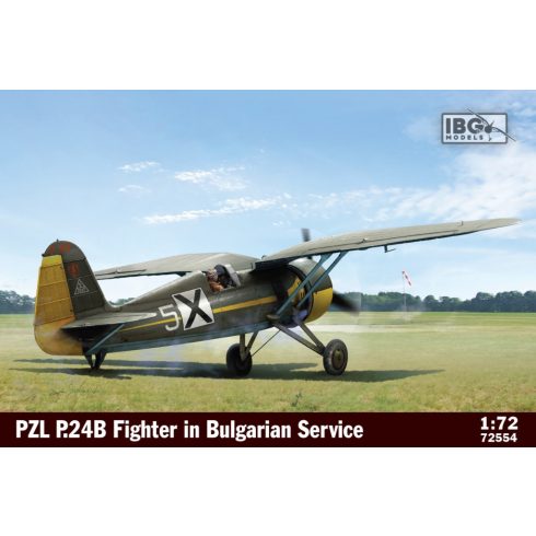 IBG Models PZL P24B Bolgár repülőgép műanyag makett (1:72)