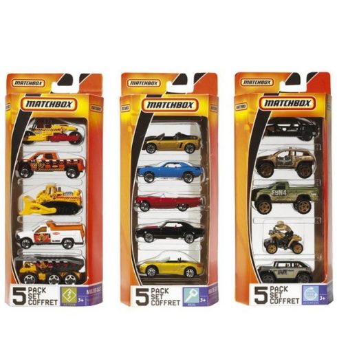 Mattel Matchbox: 5 darabos kisautó készlet - Többfajta