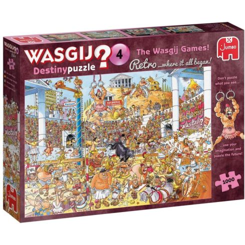 Jumbo 19178 Wasgij Destiny 4 - Olimpiai játékok 1000 darabos Kreatív Puzzle