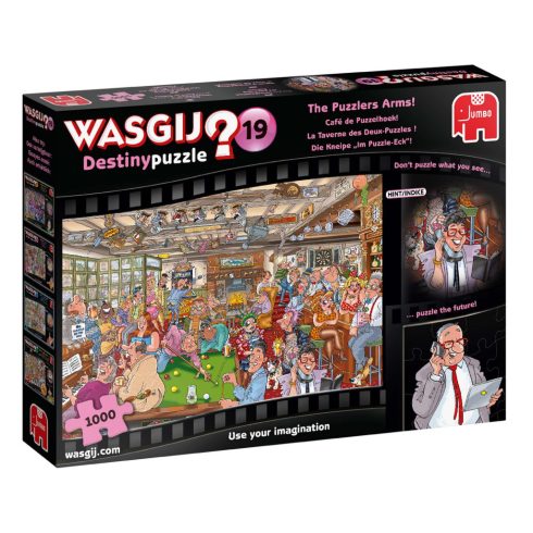 Jumbo 19166 Wasgij Destiny 19 - Kocsma jelenet 1000 darabos Kreatív Puzzle