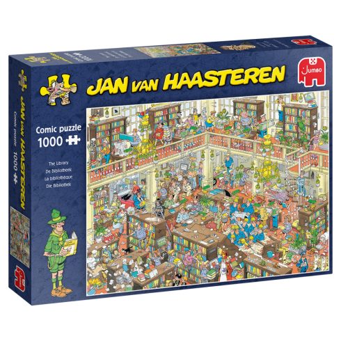 Jumbo Jan Van Haasteren A könyvtár - 1000 darabos puzzle