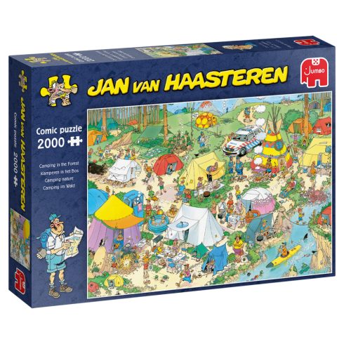 Jumbo Jan van Haasteren Kemping az erdőben - 2000 darabos puzzle