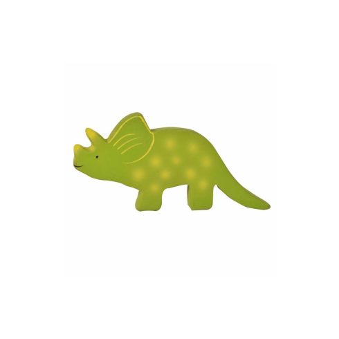 Tikiri Dinosaur Baby Triceratops rágóka - Zöld