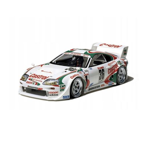 Tamiya MT-24163 Castrol Toyota Tom's Supra GT sportautó műanyag modell (1:24)